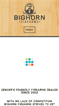 Mobile Screenshot of bighornfirearms.com